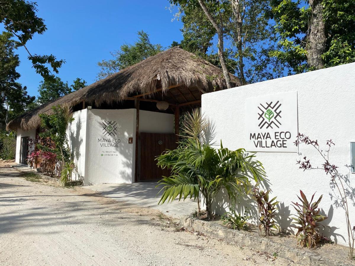 Maya Eco Village Akumal Eksteriør billede